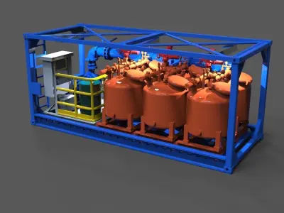 Filter system A 3D print model