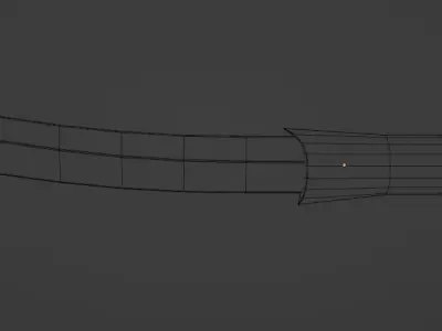 Fantasy Dagger Low-poly 3D model