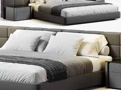 Lawrence Bed 3D model purchase