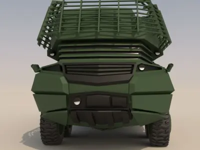 Heavy Armored Vehicle 3D model