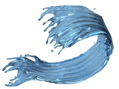 Water Splash 18 3D model