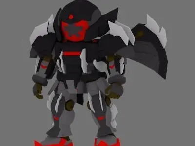Super Mecha 20 - Koor of Code Name K0012 Low-poly 3D model