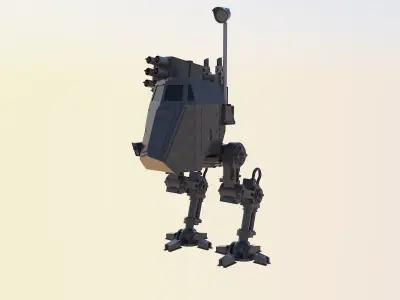 Support Sentinel with Missile Pod  3D model