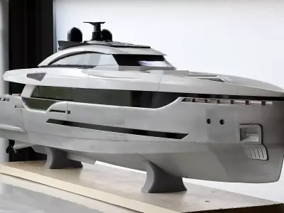 RC Superyacht 3D print model