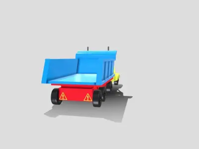 Toy Truck Low-poly 3D model purchase
