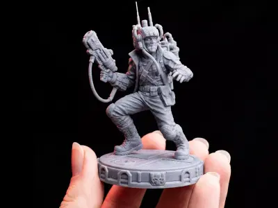 Colonial Vanguard - Sci-Fi Bug Hunter STL 3D print model