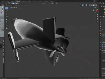 Ohio Class Nuclear Submarine Model 3D model