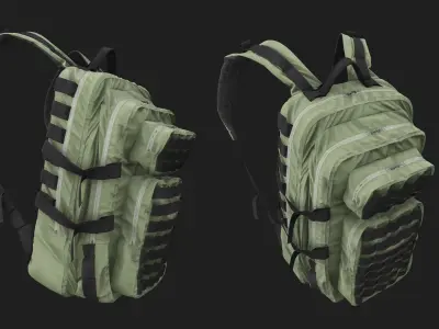 Military Backpack 20L 3D model