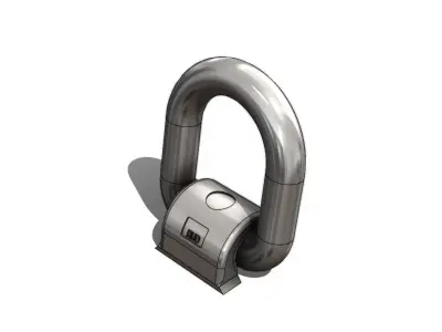 Olhal Soldavel RUD LBS 1T Weldable Eyelet 3D model