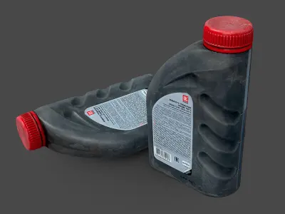 Brake Fluid Bottle 3D model