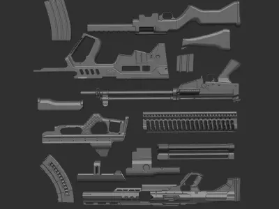 IMM GunPack 3D model