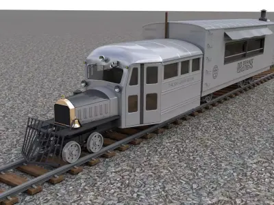 Rio Grande Southern Galloping Goose 1946 3D model