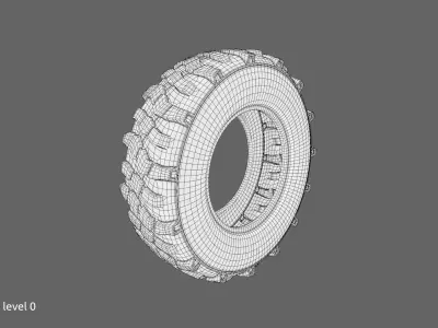 Tyre 415 80 R 685 TR 3D model