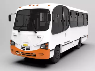 Chevrolet NPR Servibus Granate 3D model