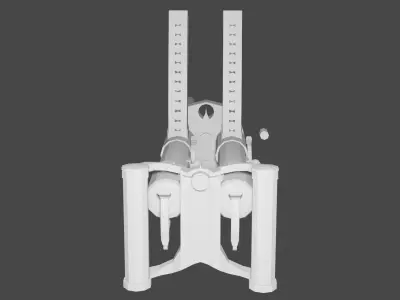 Villar Perosa SMG M1915 Low-poly 3D model