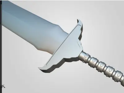 Sword of Life Stealing  Low-poly 3D model