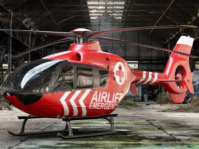 Eurocopter EC-135 3D model