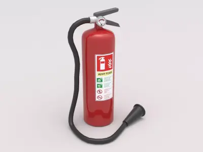 Fire Extinguisher 03 Low-poly 3D model