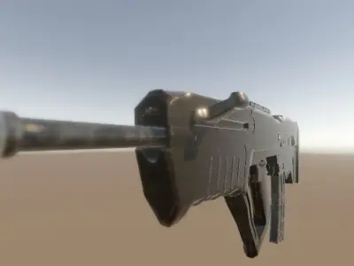 Tar 21 Tavor Free low-poly 3D model
