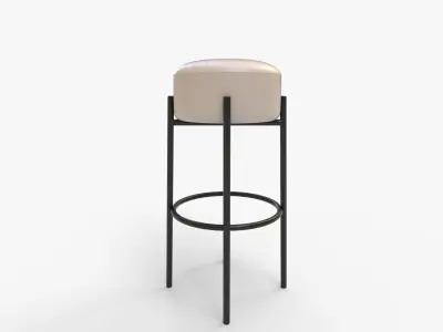 COLAMY Modern Bar Stool 3D model