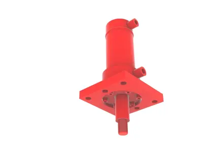 Hydraulic Cylinder 3D model purchase