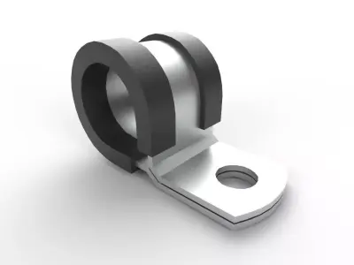 Cable Clamp M6 Low-poly 3D model