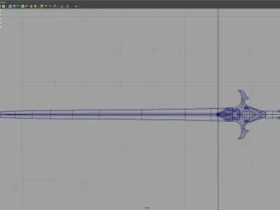 sword 3d model 3D model purchase