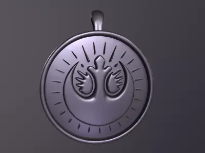New Jedi Order Pendant magnet  Free 3D print model