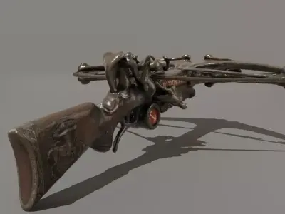 Zodiac Sagittarius Crossbow Low Poly Game Ready Low-poly 3D model