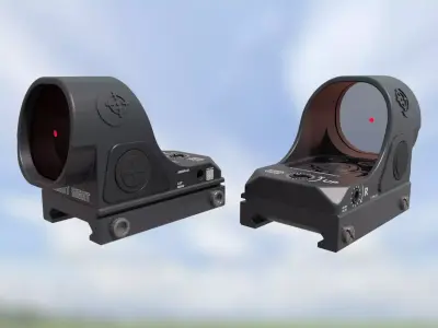 Red Dot Reflex Sight Model SORVO-19 Free 3D model