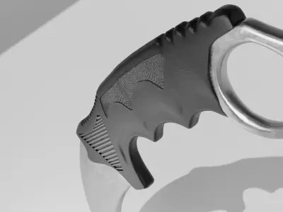 Kerambit knife model Free 3D model