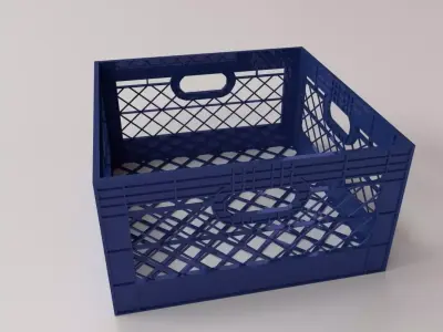 Milk Crate 3D model