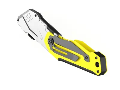Folding Retract Knife 3D model