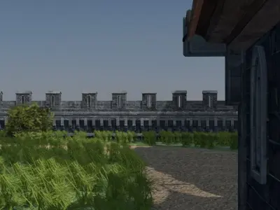Castle Town 3D model purchase