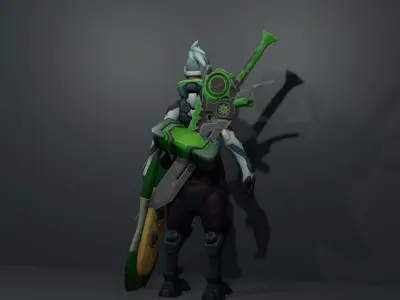 quizz 3D model