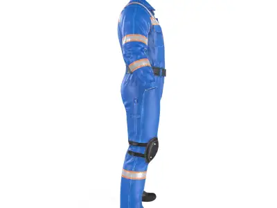 Boiler Suit- Workwear Low-poly 3D model