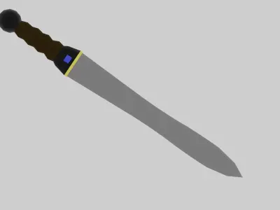 Gladius LP Low-poly 3D model