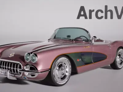 ArchViz Car Assets P10 - Unreal Engine 5 3D model