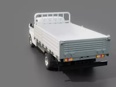  Chevrolet Express Cutaway Flatbed 3D model
