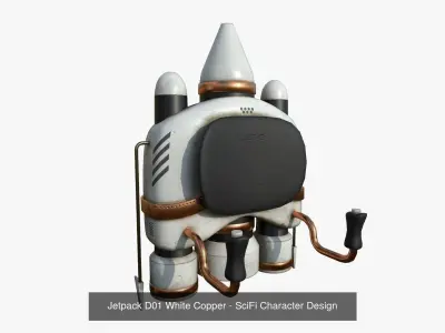 10 Jetpacks D Collection - SciFi Character Design