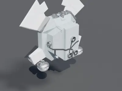 Drone Low-poly 3D model by josef-pictures