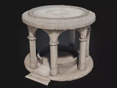Temple of Serenity  A Sacred Refuge of Peace and Balance 3D model