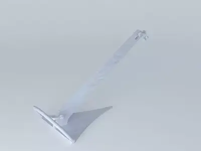 Bow anchor 9 kg 3D model