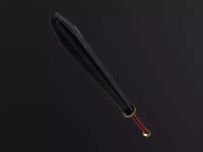 Mace Medieval Stylized PBR Low-poly 3D model
