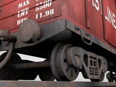 Cargo Wagon 3D model