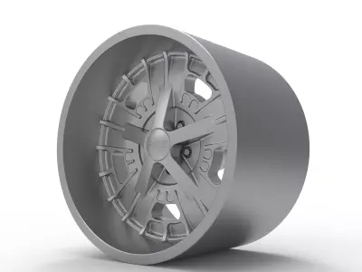 FOOSE GUSSET WHEEL 3D PRINT MODEL  3D print model