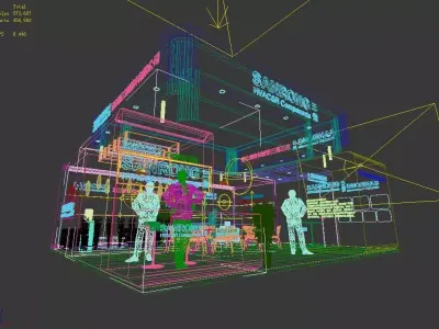 Exhibition - Area - 9X8-3DMAX2012-0117 3D model