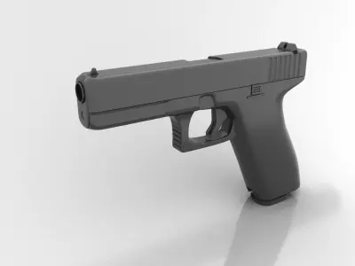 Glock 17 model Free 3D model