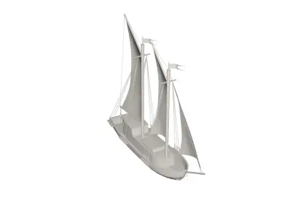 Ship concept 3D model