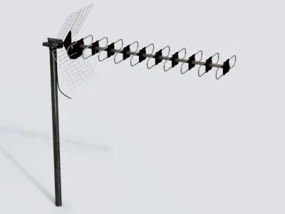 Antenna 10 Low-poly 3D model